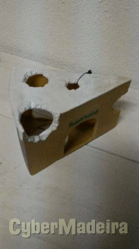 Casa para hamsters fatia queijo E tronco