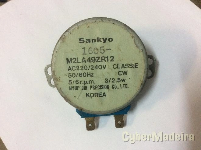 Motor rotação do prato microondas sankyo M2LA49ZR12
