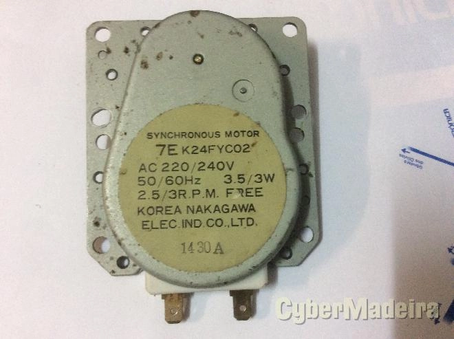 Motor de rotação prato microondas nakagawa K24FYC02