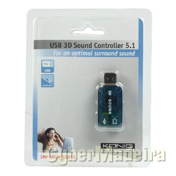 Placa de som 5.1 usb 2.0 ? CMP-SOUNDUSB12 