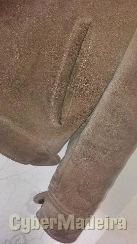 Casaco 100% pele camel