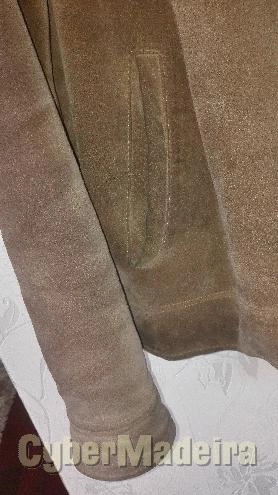 Casaco 100% pele camel