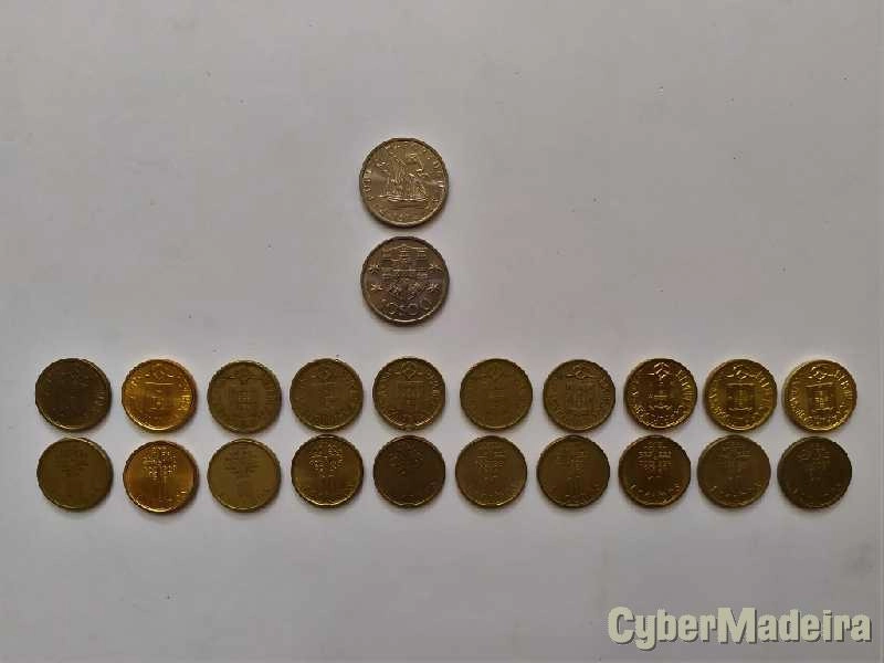 11 Moedas de 10$00 anos 1973 a 1999