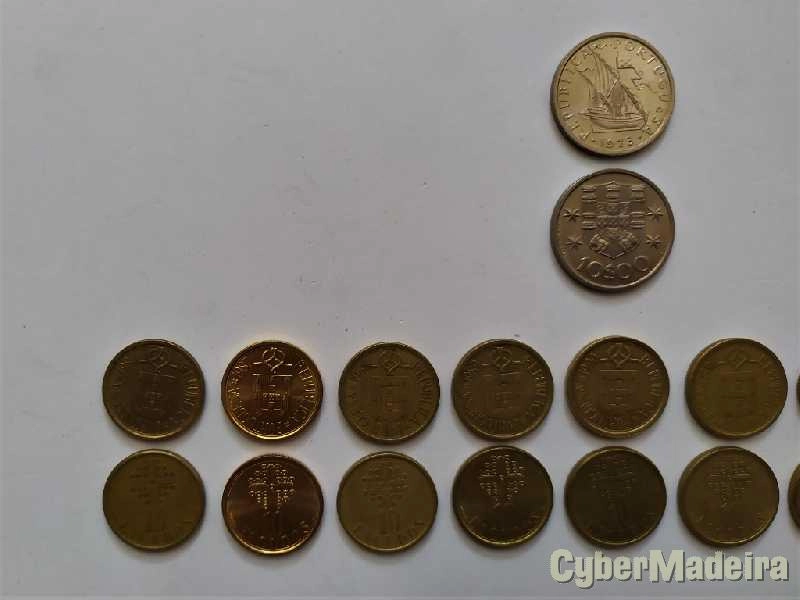 11 Moedas de 10$00 anos 1973 a 1999