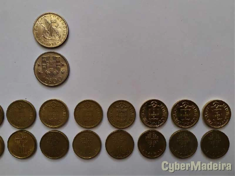 11 Moedas de 10$00 anos 1973 a 1999