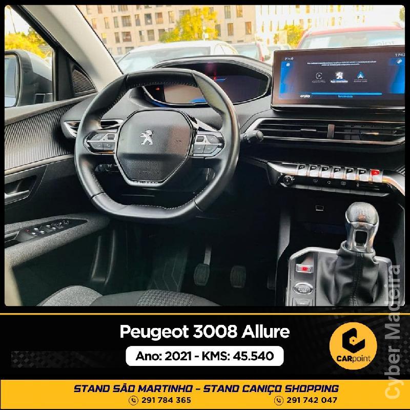 PEUGEOT 3008 Allure : 1.5cc HDi 130cv Gasóleo 