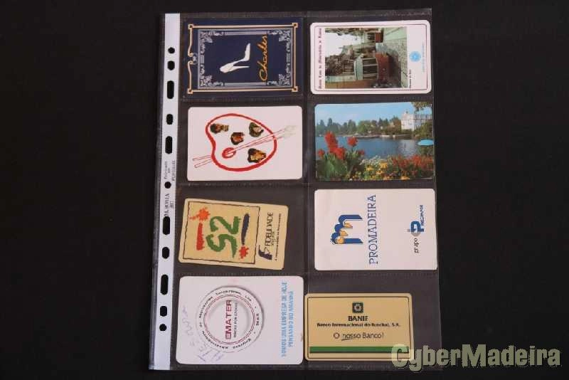 142 calendários de bolso com motivos puplicitários  dos anos 1986 a 2015
