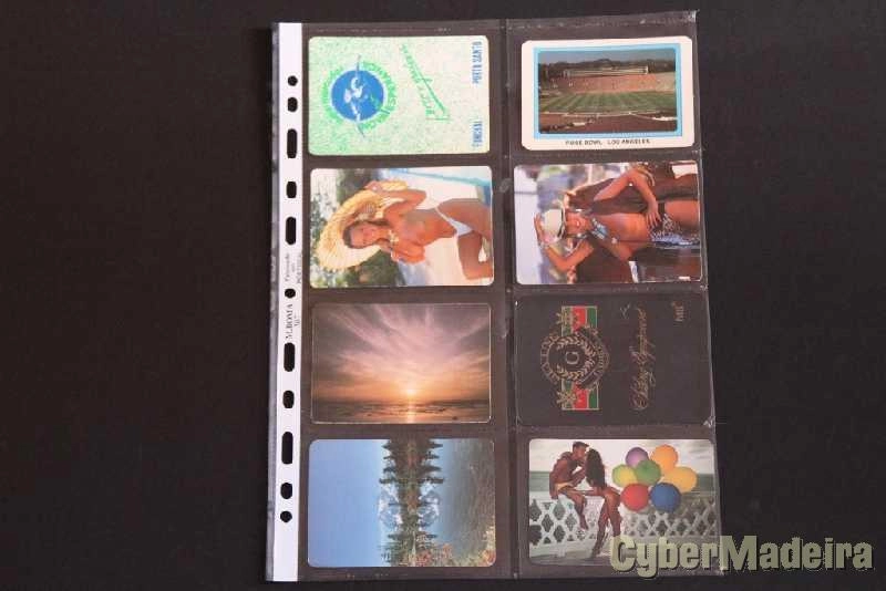 142 calendários de bolso com motivos puplicitários  dos anos 1986 a 2015