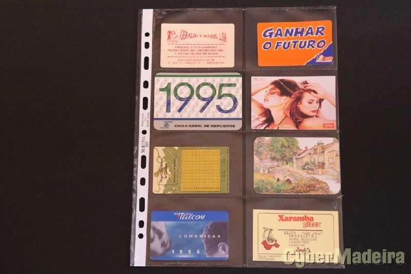 142 calendários de bolso com motivos puplicitários  dos anos 1986 a 2015