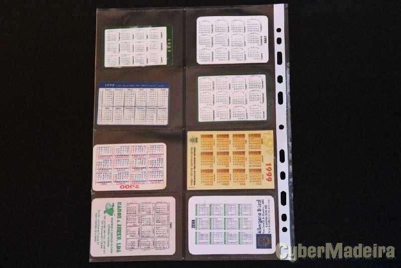 142 calendários de bolso com motivos puplicitários  dos anos 1986 a 2015