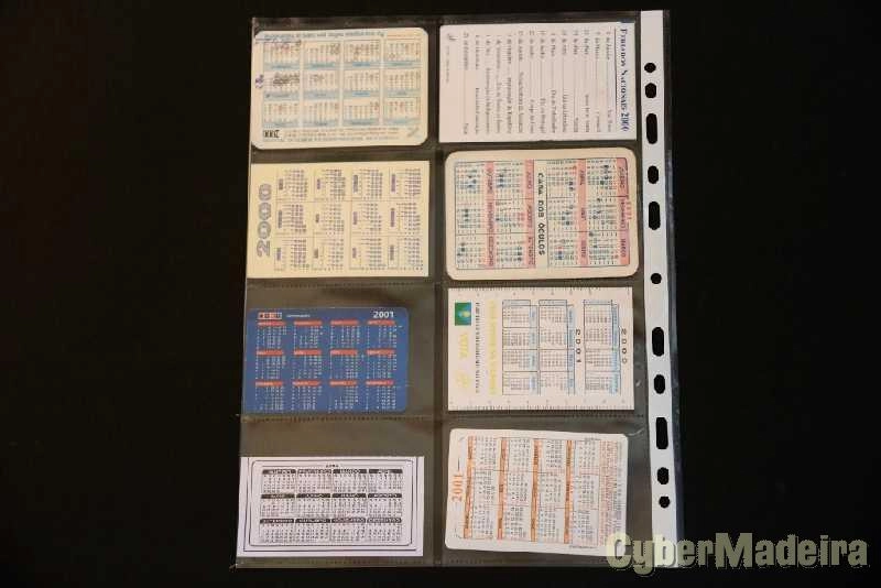 142 calendários de bolso com motivos puplicitários  dos anos 1986 a 2015