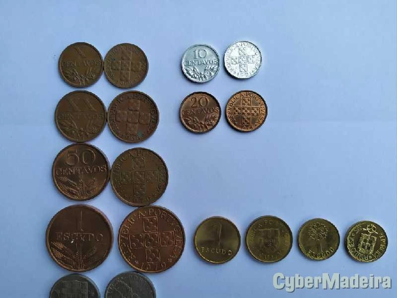 19 Moedas de Portugal em circulação desde 1942 a 2000