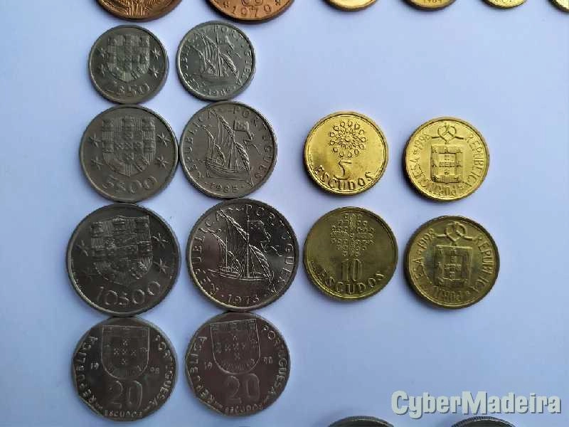 19 Moedas de Portugal em circulação desde 1942 a 2000