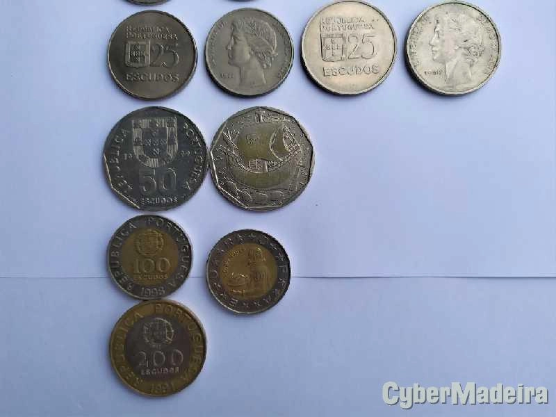 19 Moedas de Portugal em circulação desde 1942 a 2000