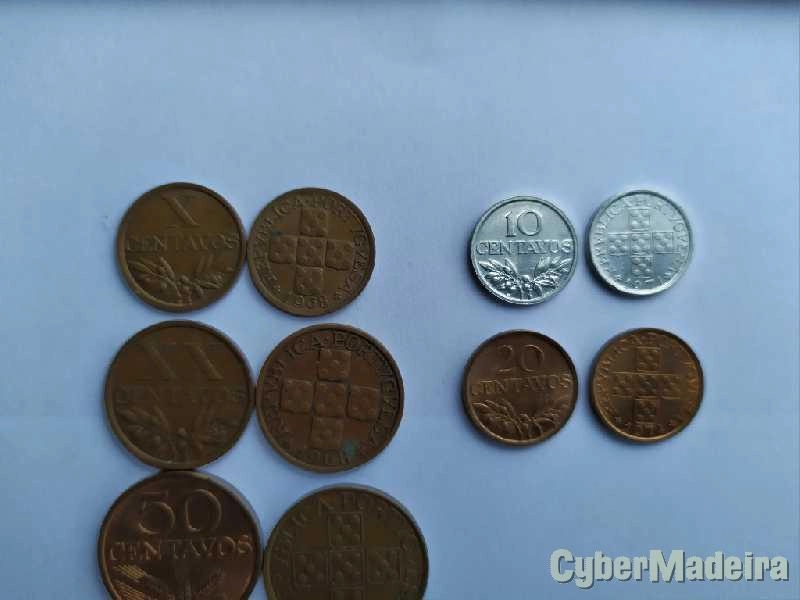 19 Moedas de Portugal em circulação desde 1942 a 2000