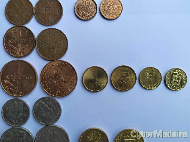 19 Moedas de Portugal em circulação desde 1942 a 2000