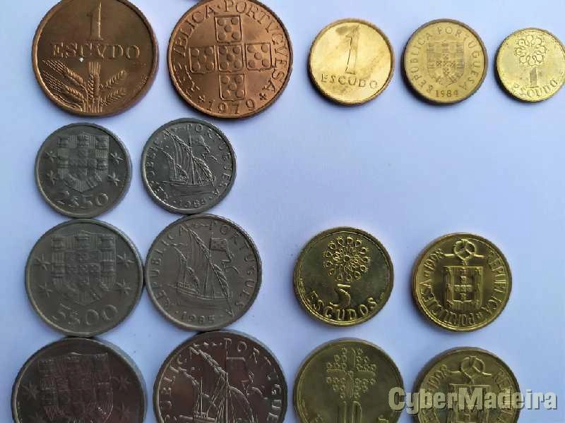 19 Moedas de Portugal em circulação desde 1942 a 2000