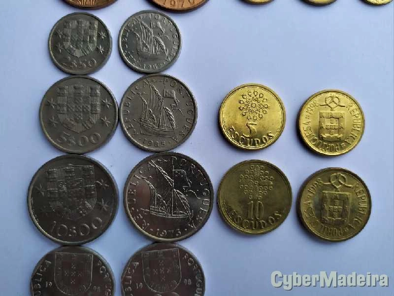 19 Moedas de Portugal em circulação desde 1942 a 2000