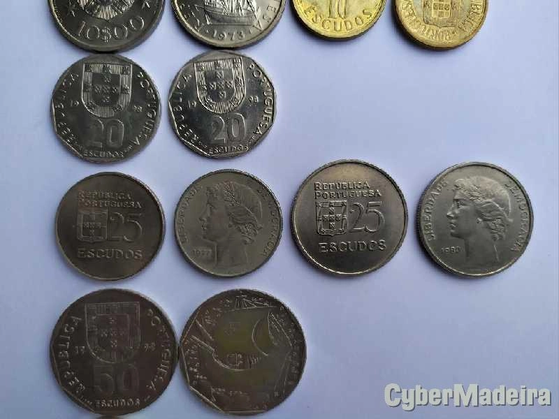 19 Moedas de Portugal em circulação desde 1942 a 2000