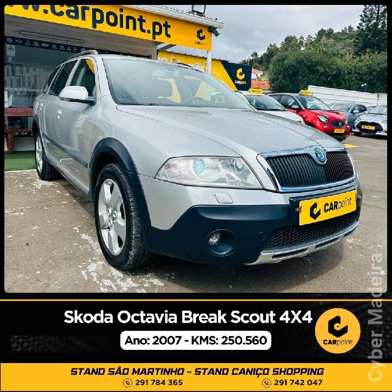 SKODA OCTAVIA Break Scout 4X4 : 2.0cc TDi 140cv Gasóleo 