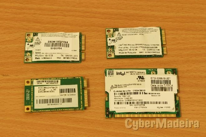 Módulos Placas WiFi Wireless para portátil