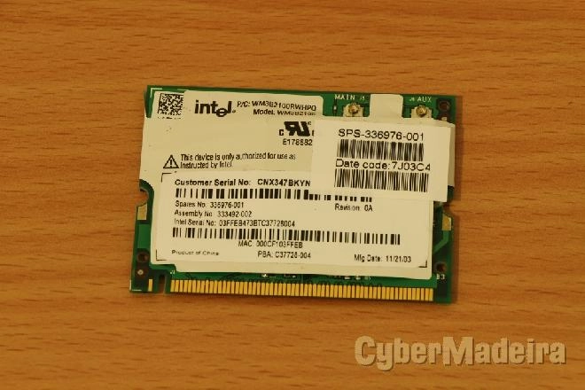 Módulos Placas WiFi Wireless para portátil
