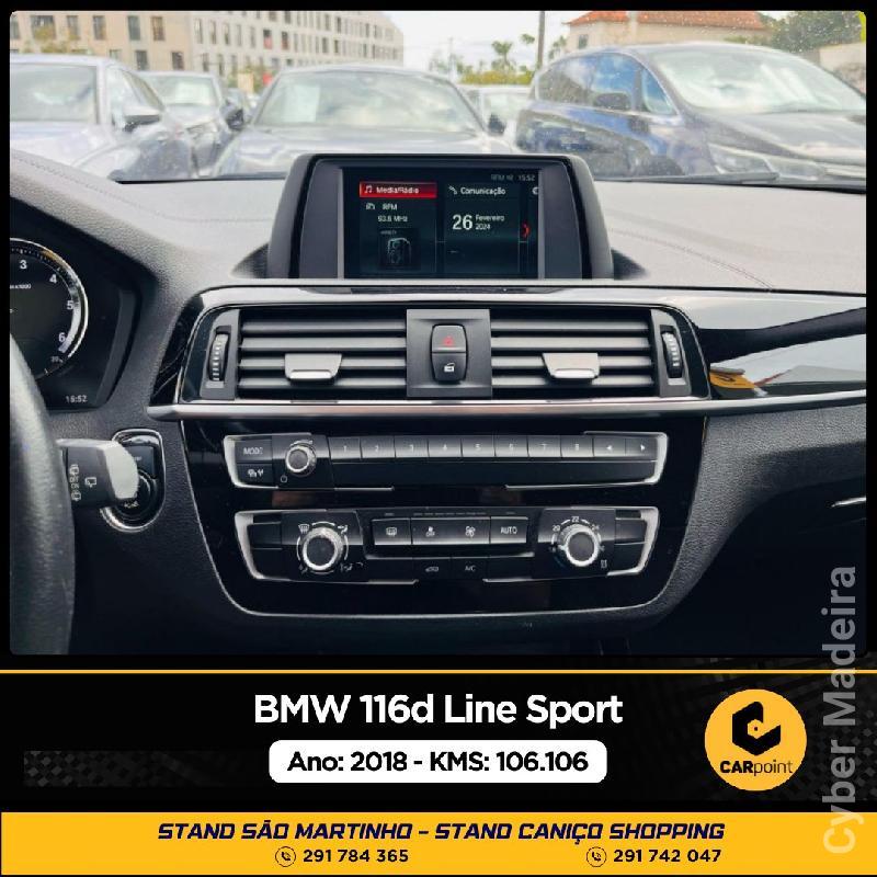 BMW Serie 1 116d Line Sport : 1.5cc 116cv Gasóleo 