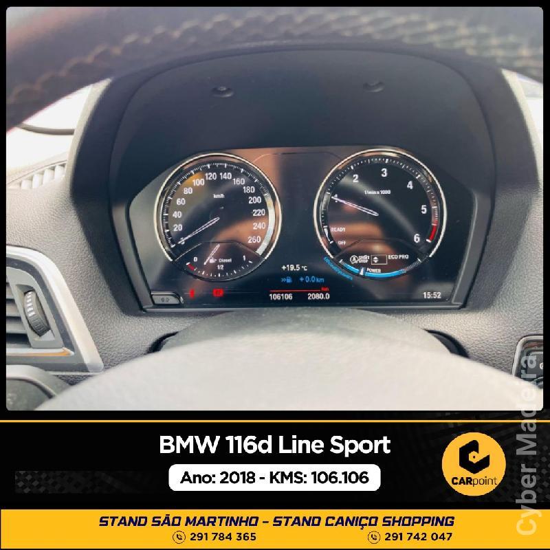 BMW Serie 1 116d Line Sport : 1.5cc 116cv Gasóleo 