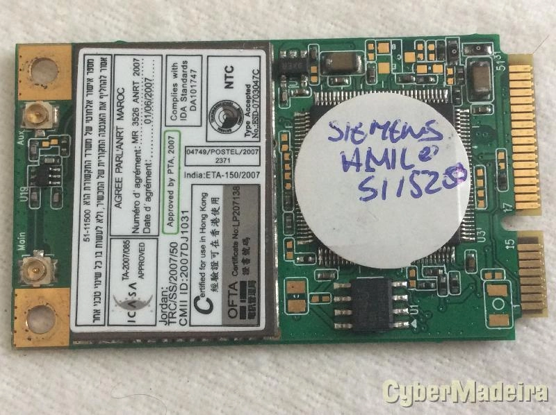 Placa mini pci wi-fi realtek RTL8187B