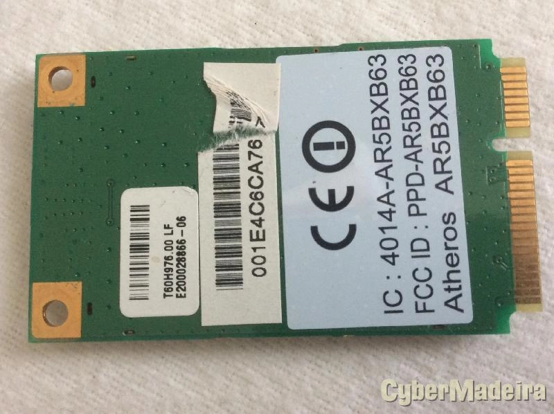 Placa mini pci wi-fi atheros AW-GE780 , AR5BXB63
