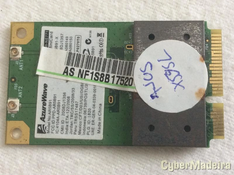 Placa mini pci azurewave AW-NE771  ,  AR5B91