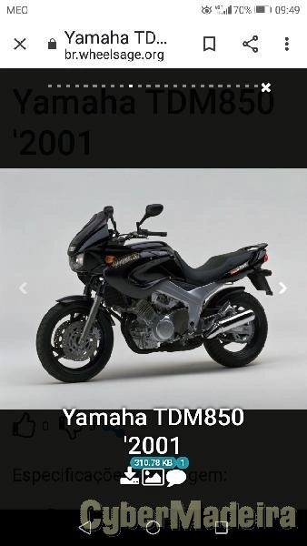 MATERIAL TDM 850 2001