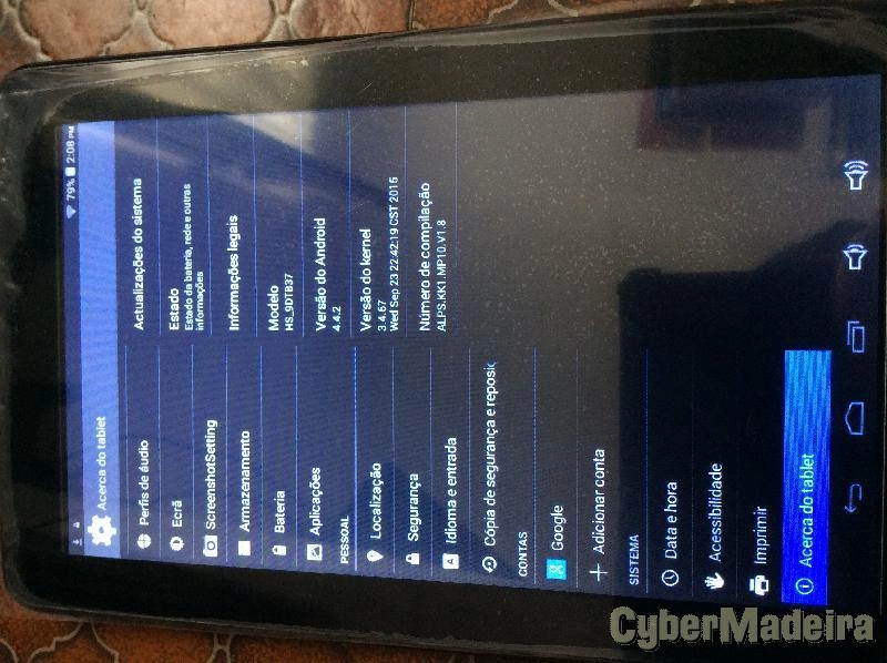 Tablet Hipstreet Flate 3  HS-9DTB37 Outras
