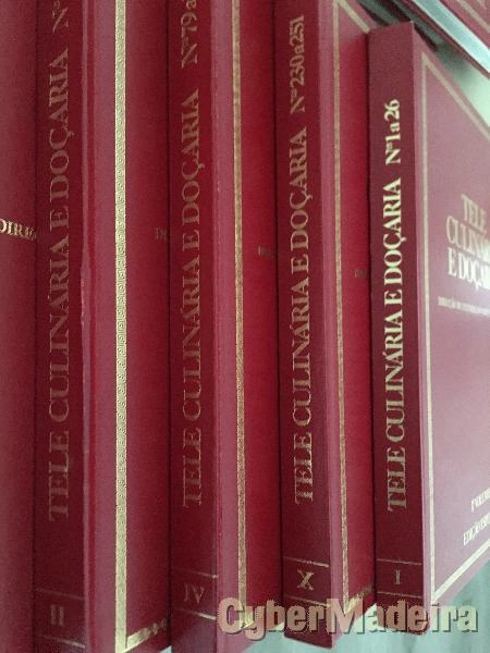 Colecção Livros Culinária encadernados