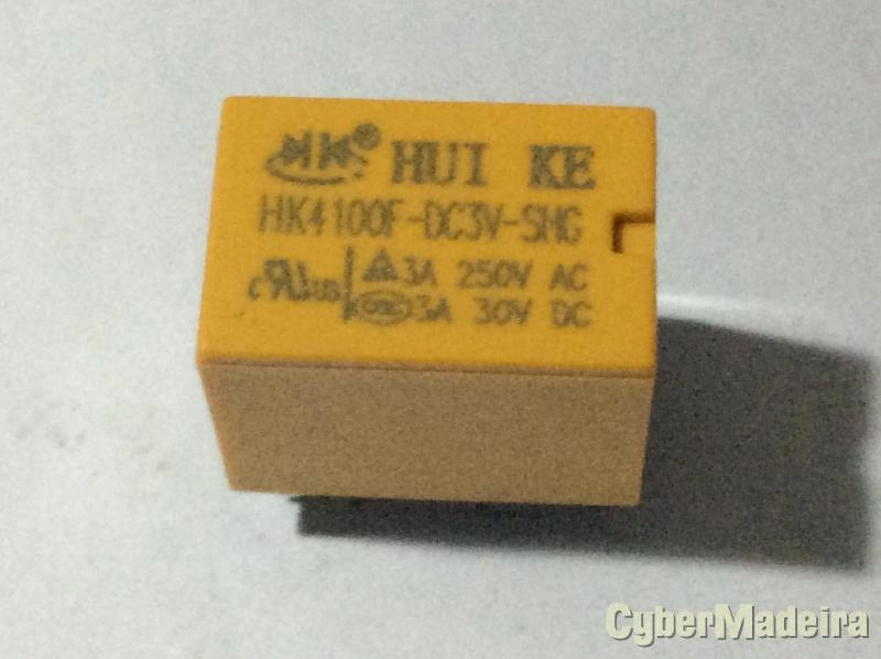 Relê miniatura 3V HK4100F-DC3V-SHC