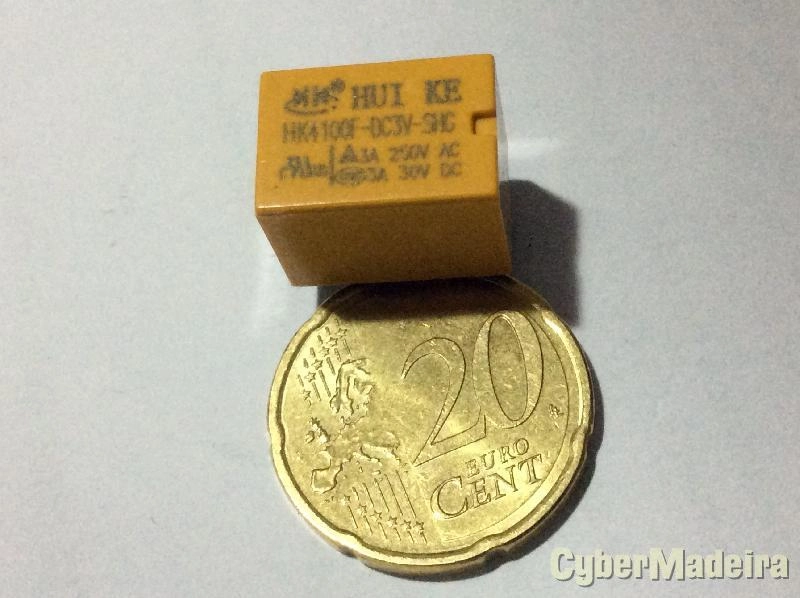 Relê miniatura 3V HK4100F-DC3V-SHC