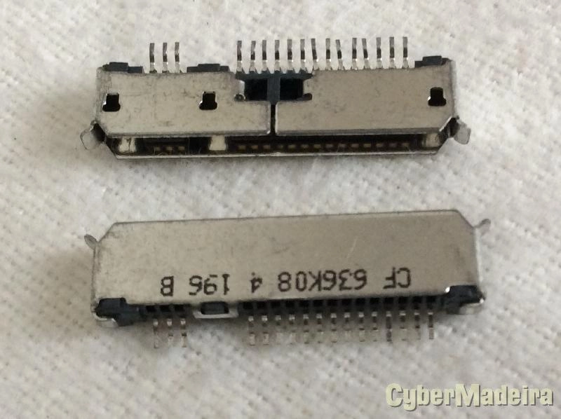 Conector de carga e dados telemóvel Motorola