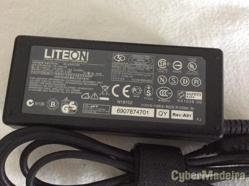 carregador portátil Acer PA-1650-02 19V 3,42A 65W Acer