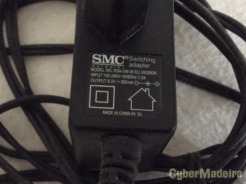Transformador SMC SSA-5W-05 EU 050060N   5V 600mA
