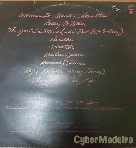 Michael Jackson - Thriller - ALBUM em VINYL EPIC 1982 CBS iNC.
