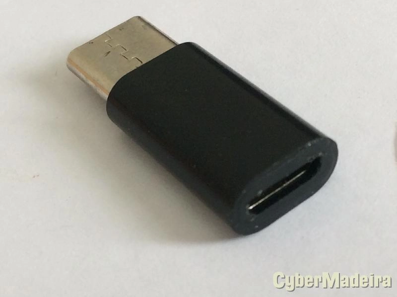 Adaptador USB tipo C macho para Micro USB femea