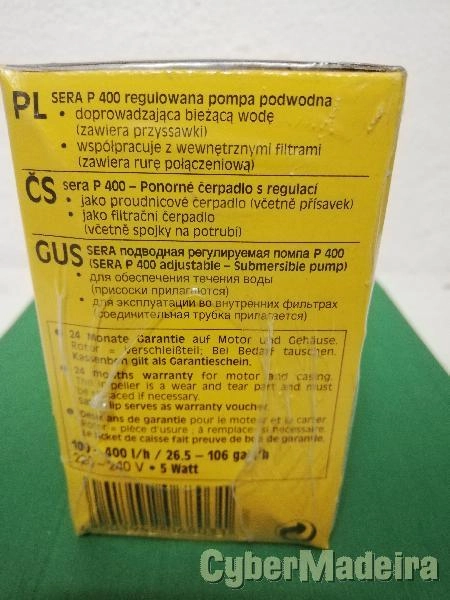 BOMBA SERA DE ÁGUA 400LTS HR