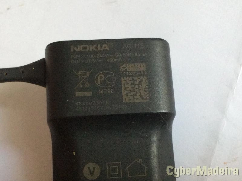 Carregador Nokia AC-11E ponta fina