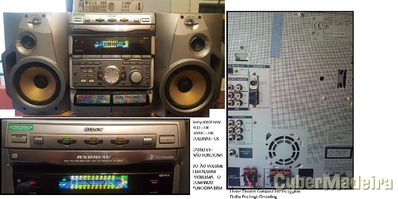 SONY RXD10AV - Aparelhagem (Aceito Trocas)