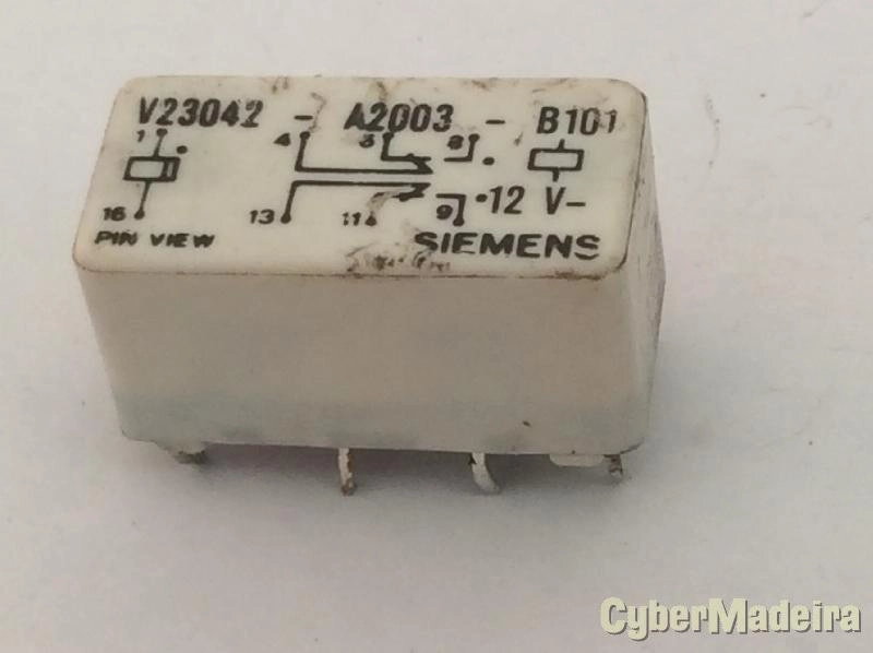 Relê subminiatura 12V Siemens V23042 A2003 B101