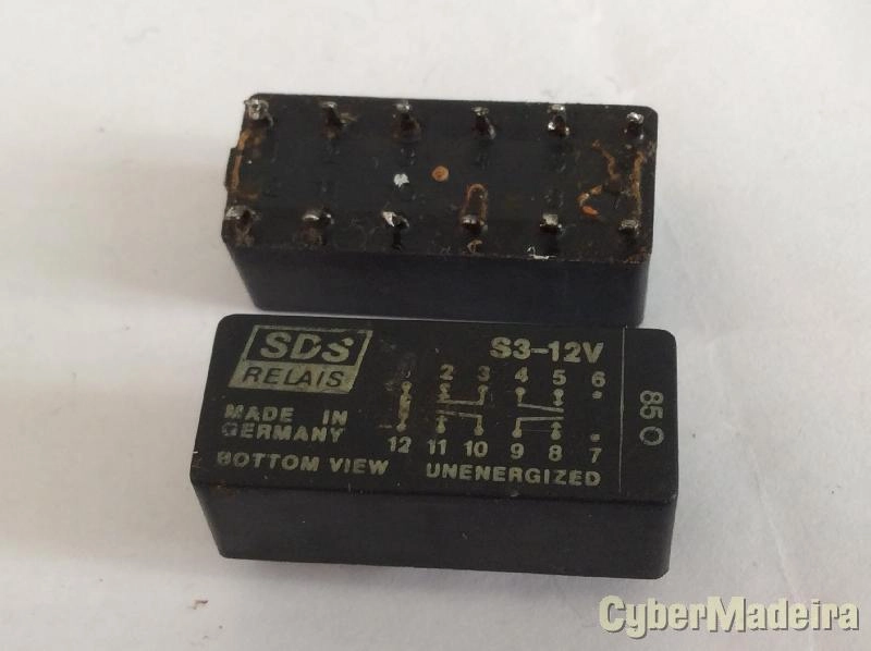 Relê subminiatura SDS S3-12V