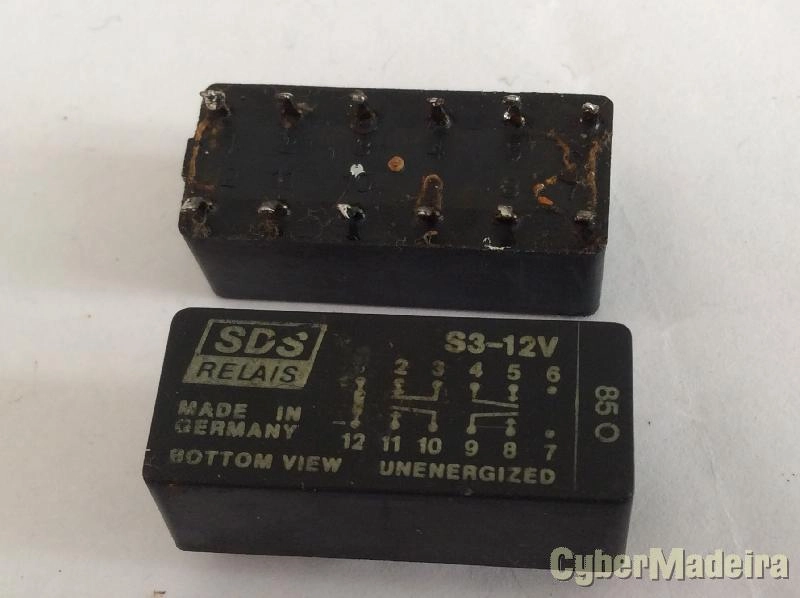 Relê subminiatura SDS S3-12V