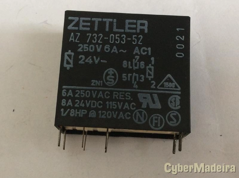 Relê 24V Zettler AZ 732-053-52