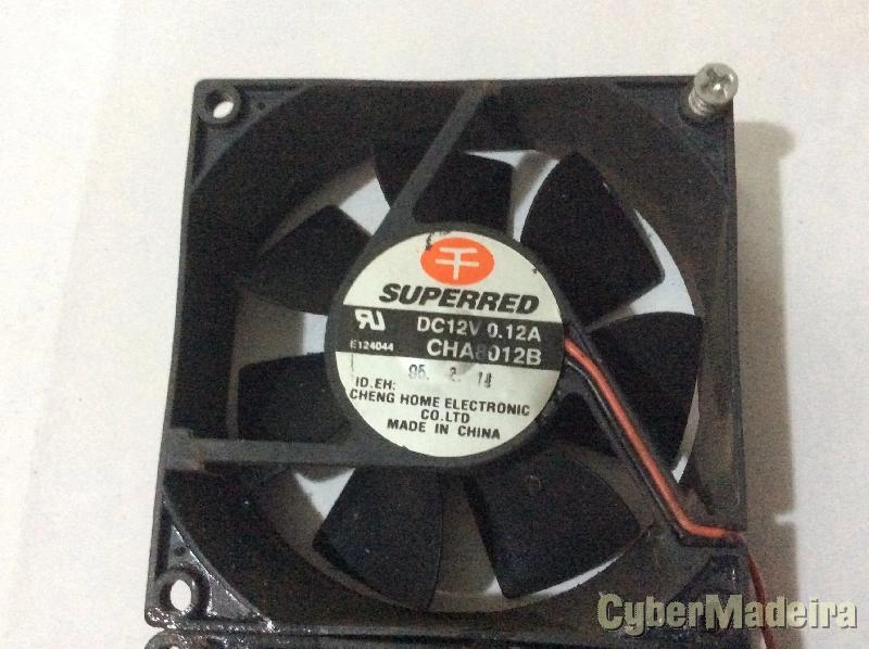 Ventoinha Superred CHA8012B 8x8x2,5cm 12V 0,12A