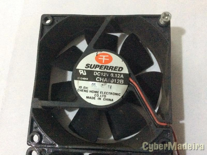 Ventoinha Superred CHA8012B 8x8x2,5cm 12V 0,12A